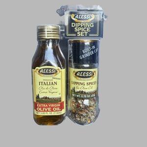 Alessi Spice Grinder and Olive Oil Set